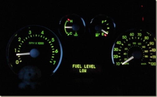 Fuel Level Low - Oh no!
